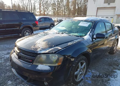 2013 Dodge Avenger R/T from USA, damaged, VIN 1C3CDZBG7DN524257